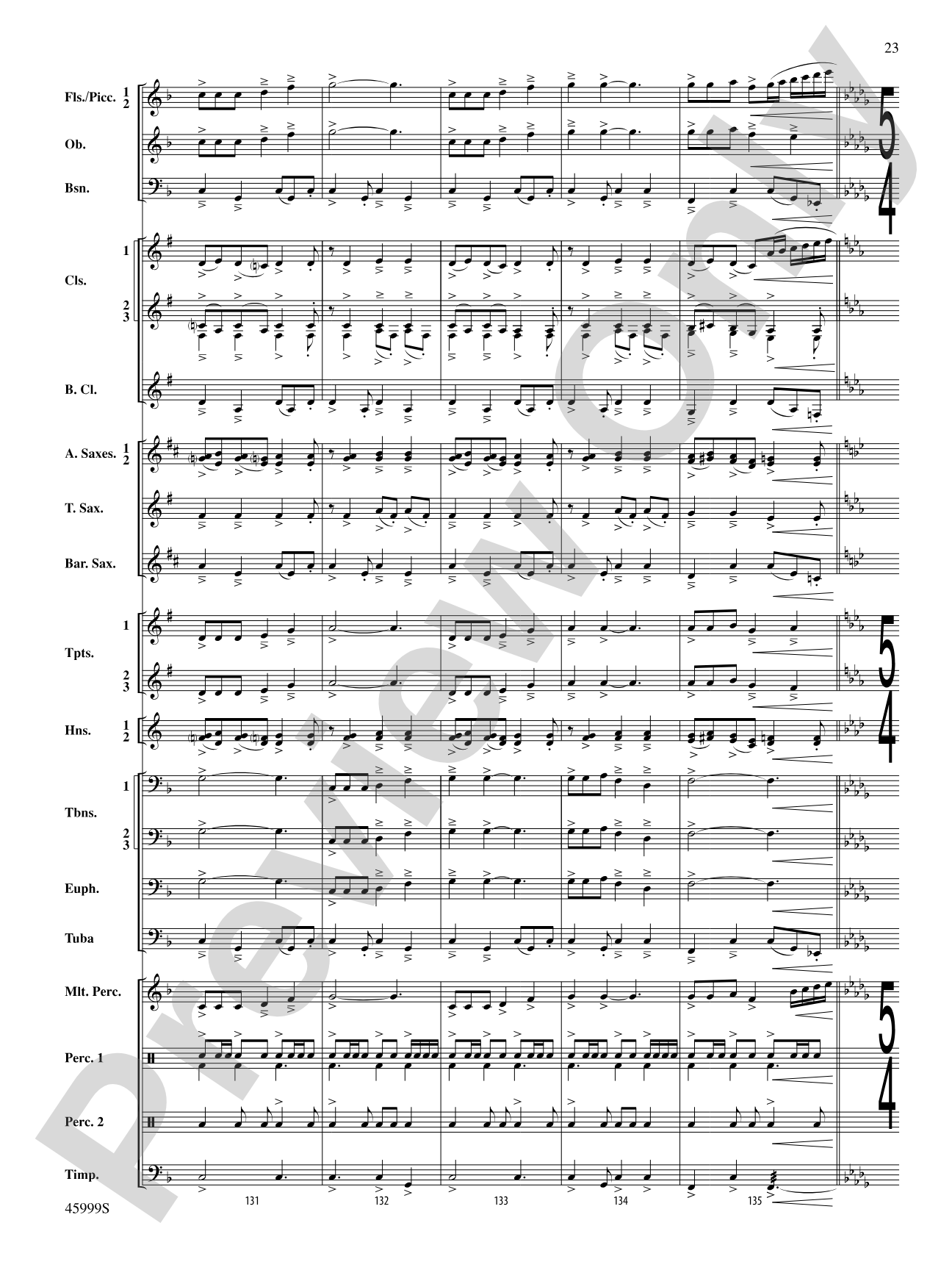 The Blue Ridge: Score