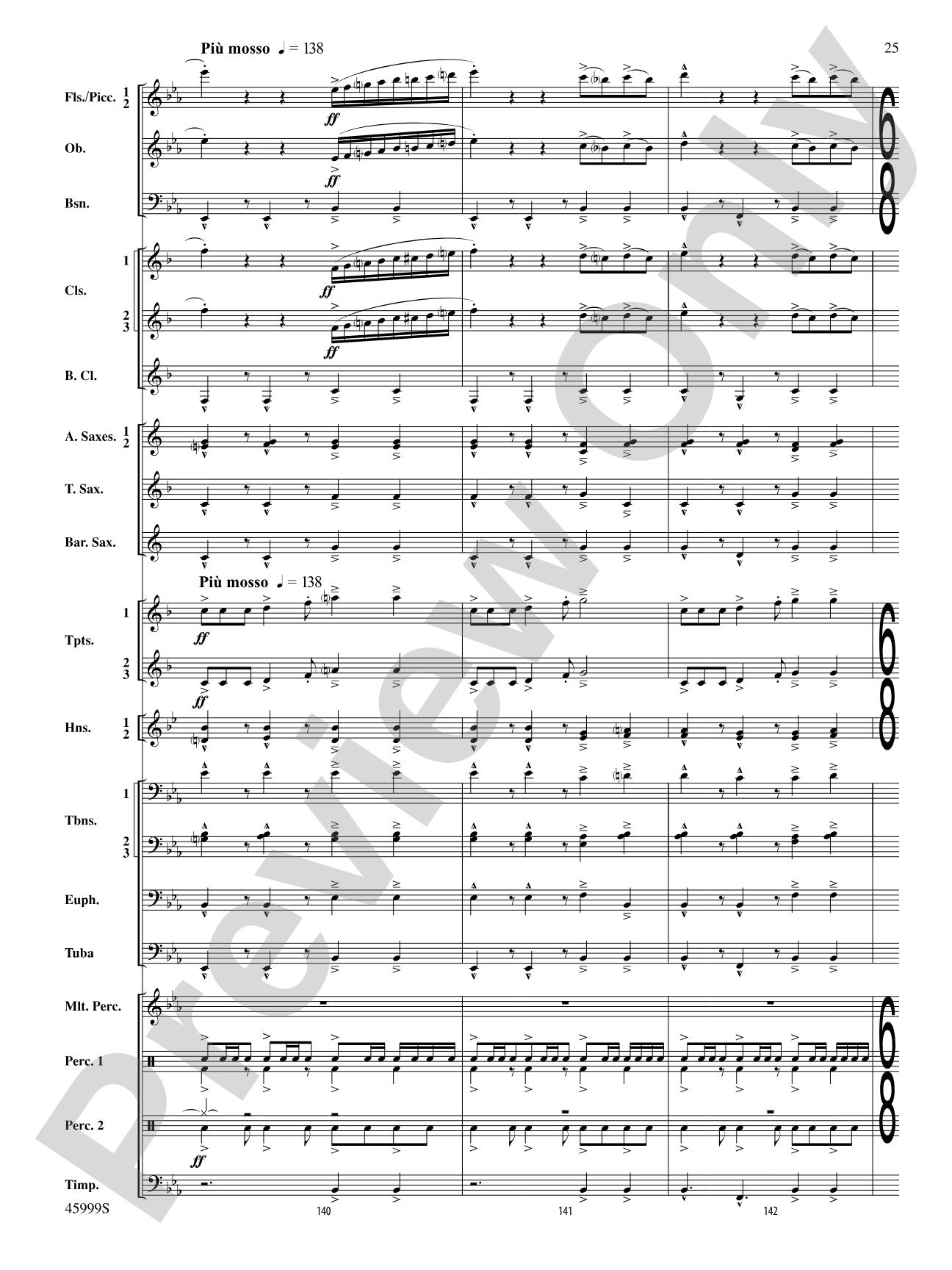 The Blue Ridge: Score