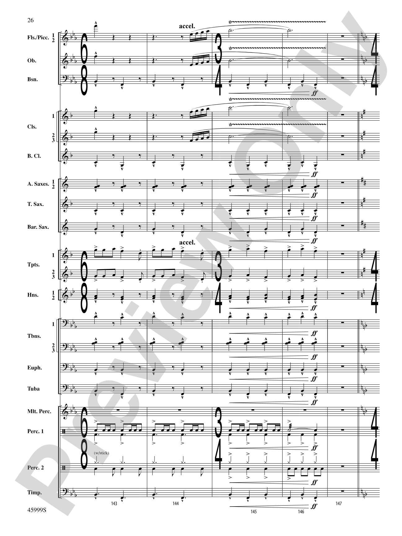 The Blue Ridge: Score