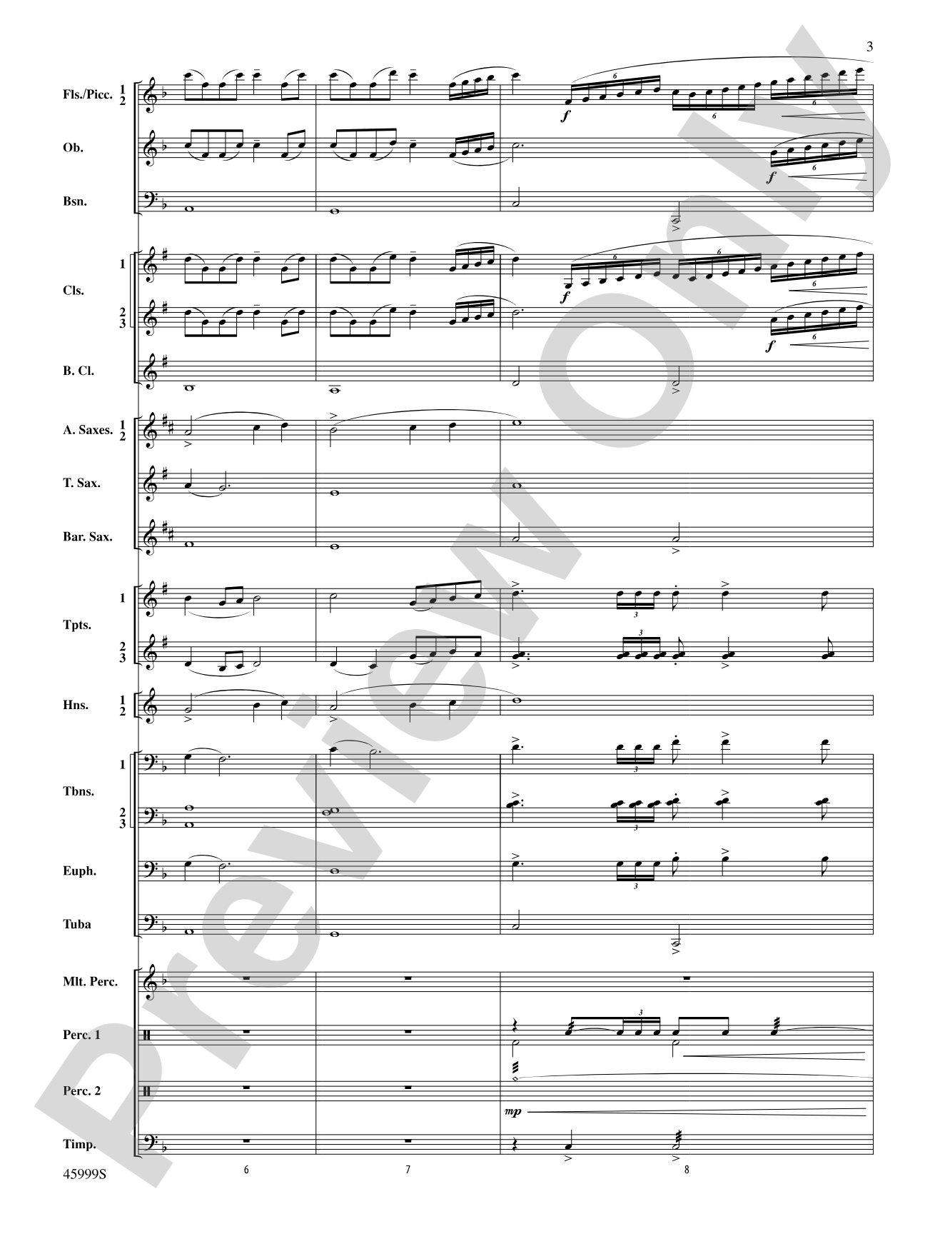 The Blue Ridge: Score