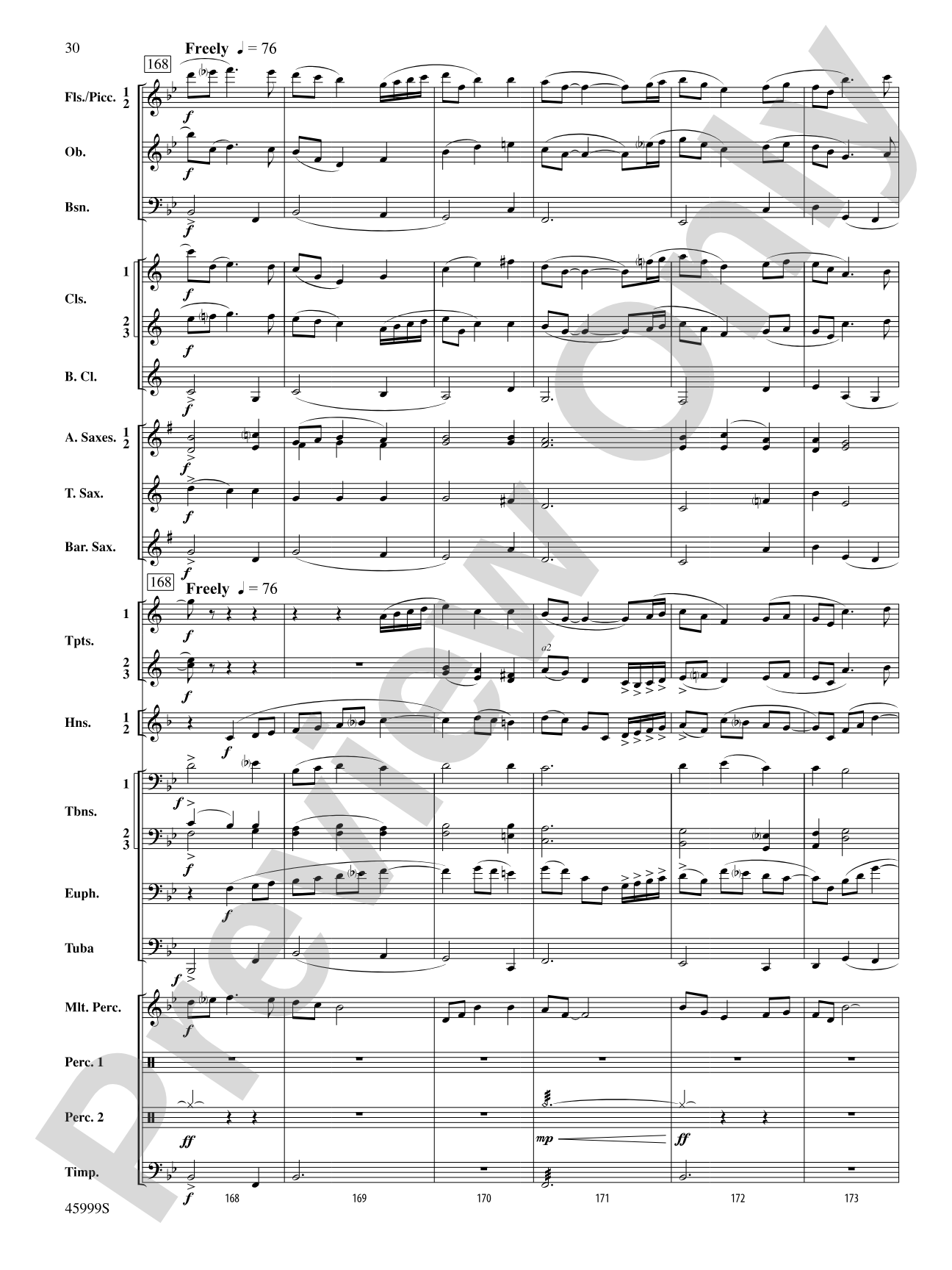 The Blue Ridge: Score