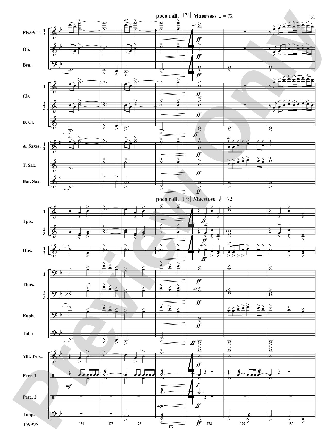 The Blue Ridge: Score