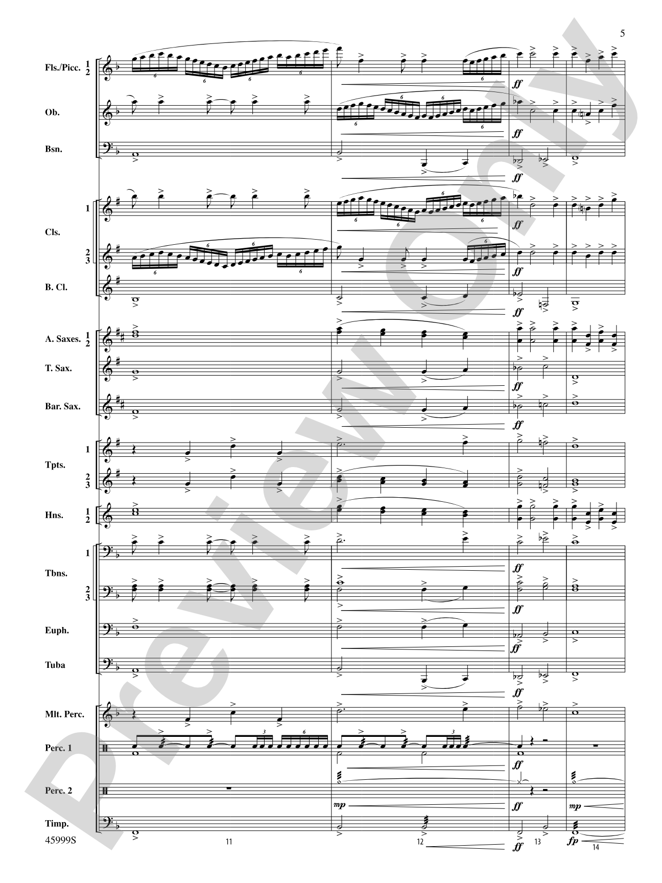 The Blue Ridge: Score