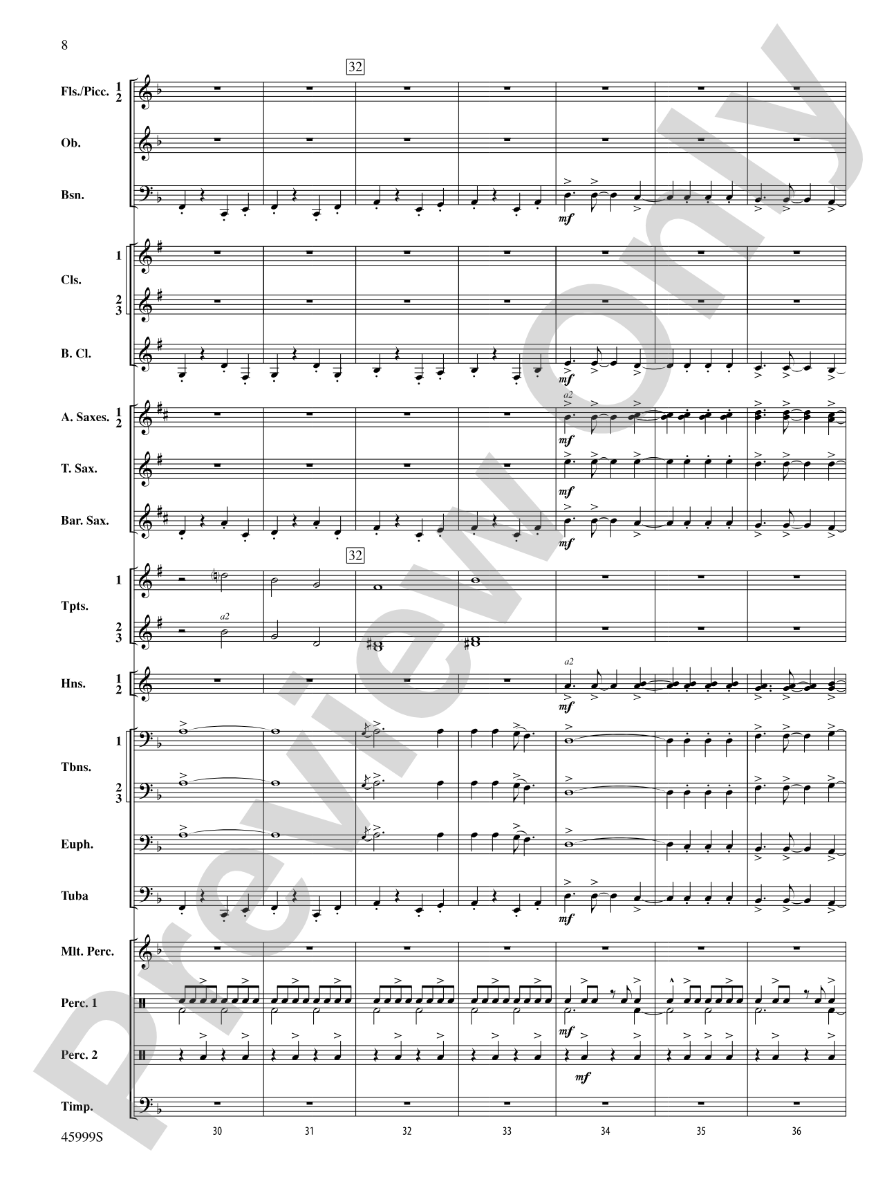 The Blue Ridge: Score