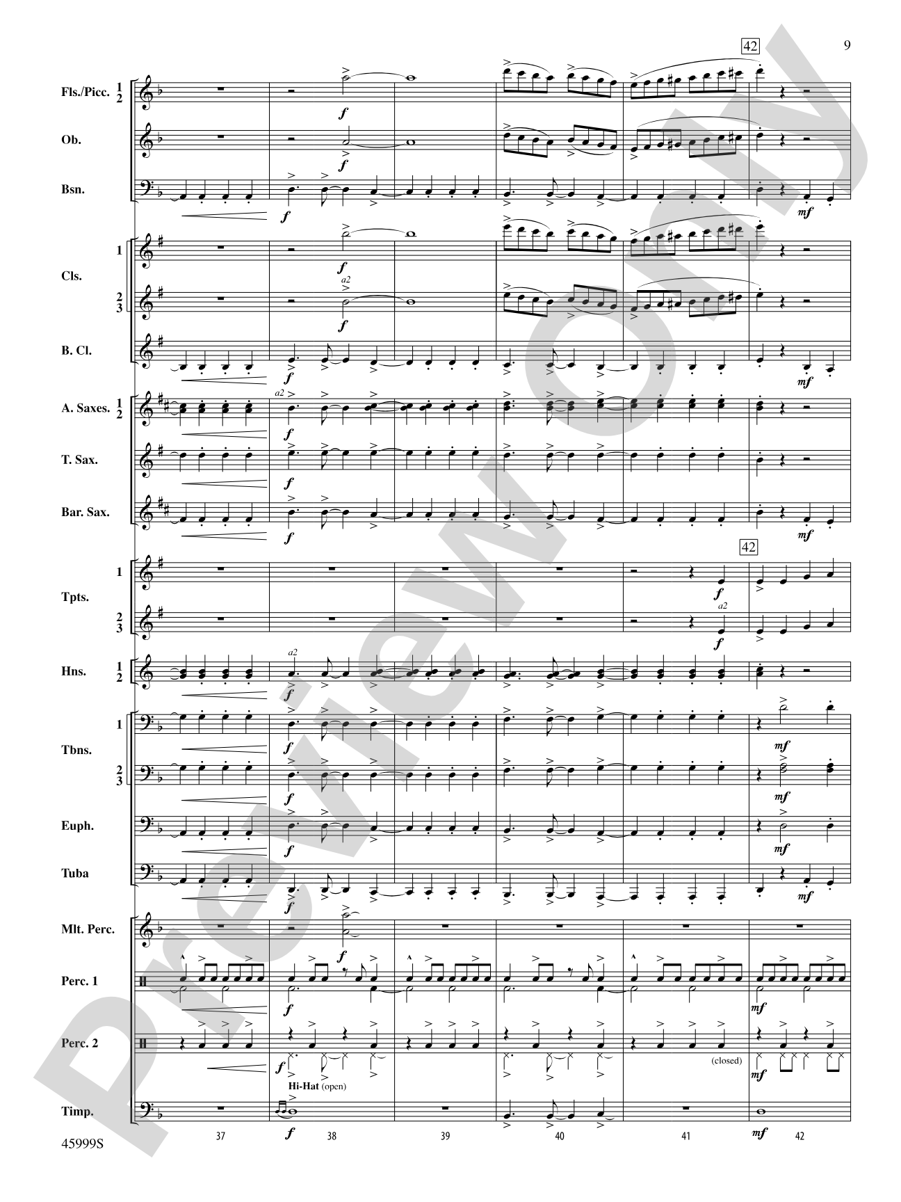 The Blue Ridge: Score