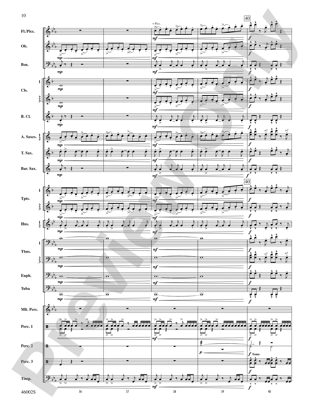 Einherjar: Concert Band Conductor Score & Parts
