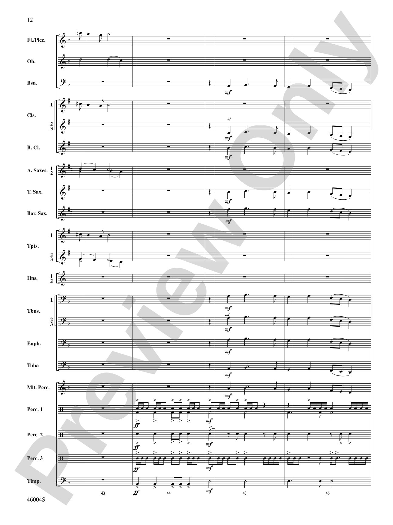 Standing Stones: Concert Band Conductor Score & Parts
