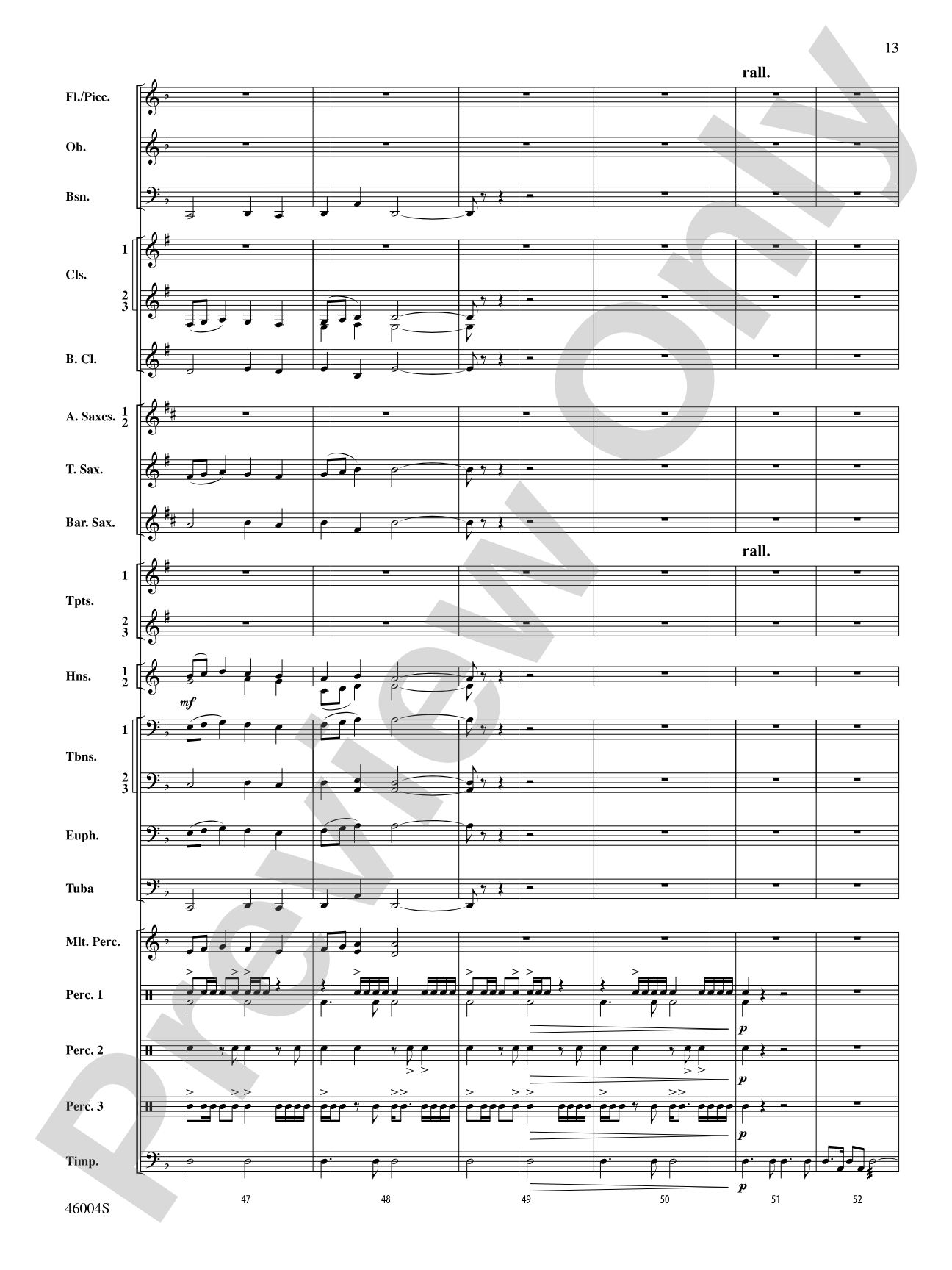 Standing Stones: Concert Band Conductor Score & Parts