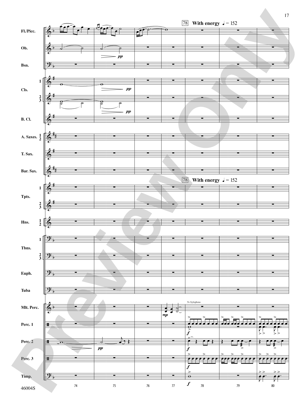 Standing Stones: Concert Band Conductor Score & Parts