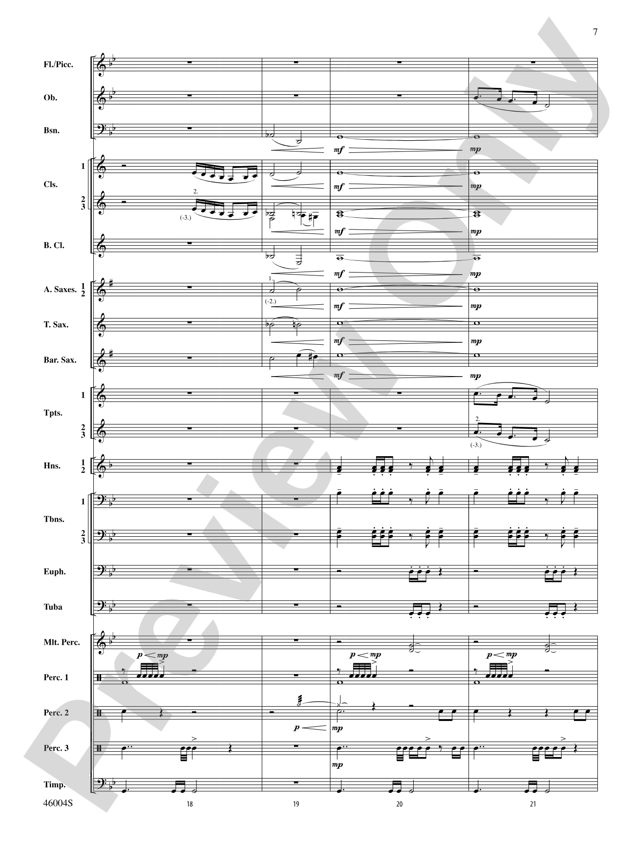 Standing Stones: Concert Band Conductor Score & Parts