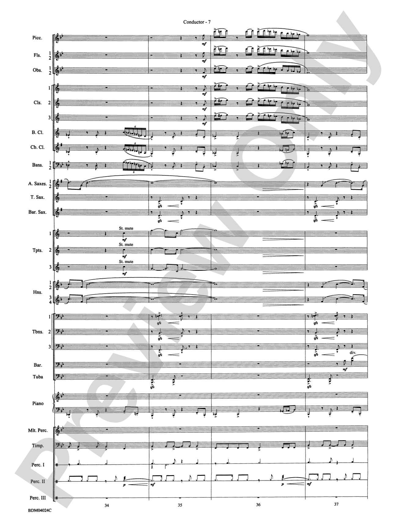 Ithaca (from The Odyssey (Symphony No. 2)): Concert Band Conductor Score & Parts