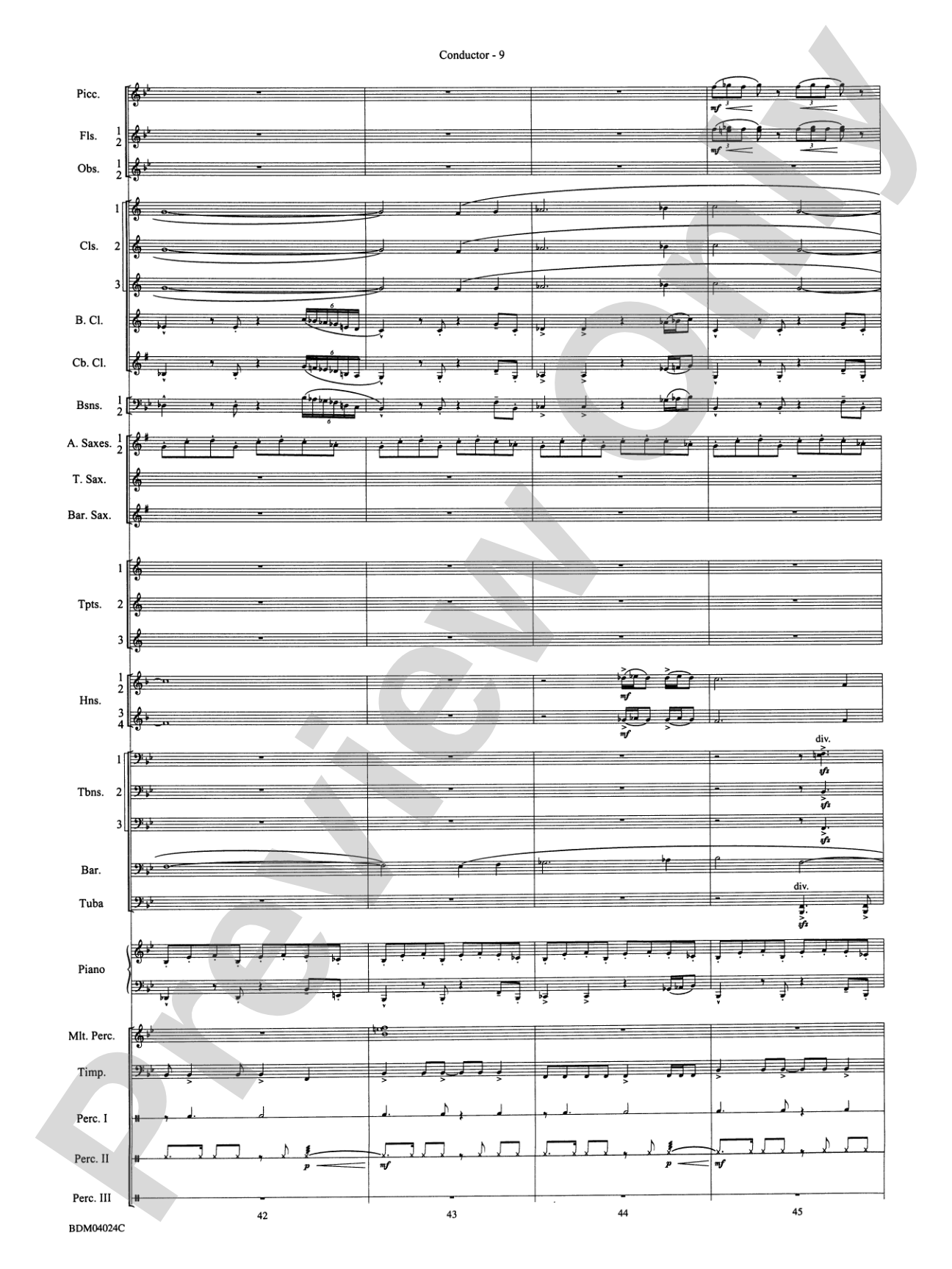 Ithaca (from The Odyssey (Symphony No. 2)): Concert Band Conductor Score & Parts