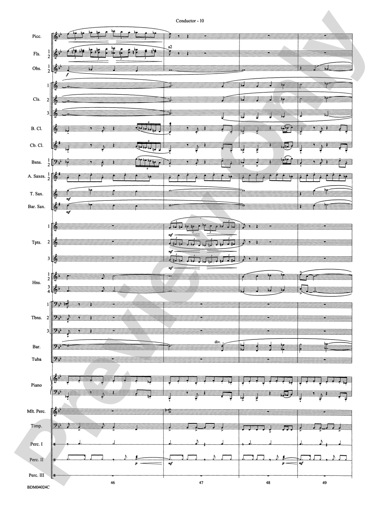 Ithaca (from The Odyssey (Symphony No. 2)): Concert Band Conductor Score & Parts