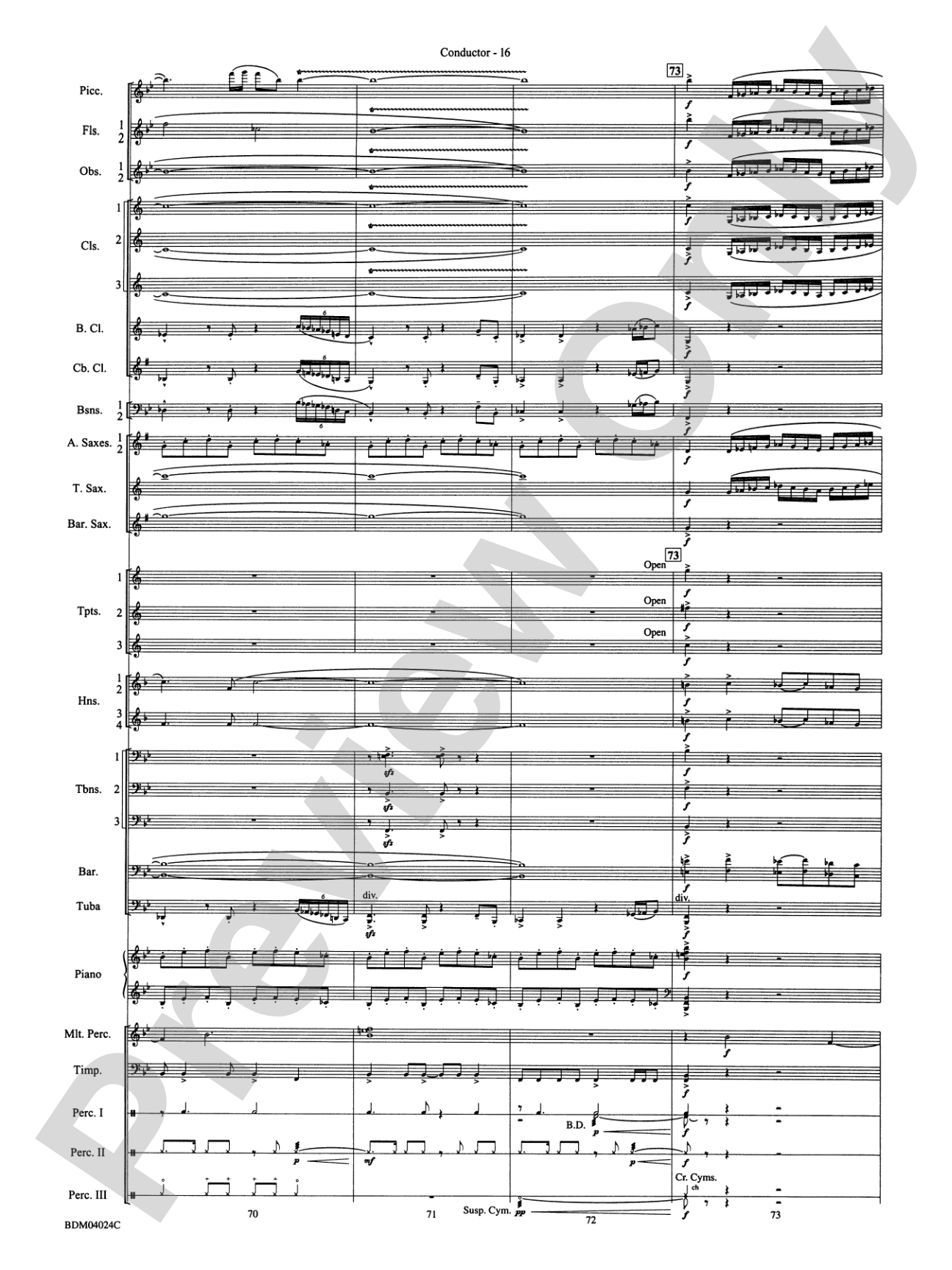 Ithaca (from The Odyssey (Symphony No. 2)): Concert Band Conductor Score & Parts