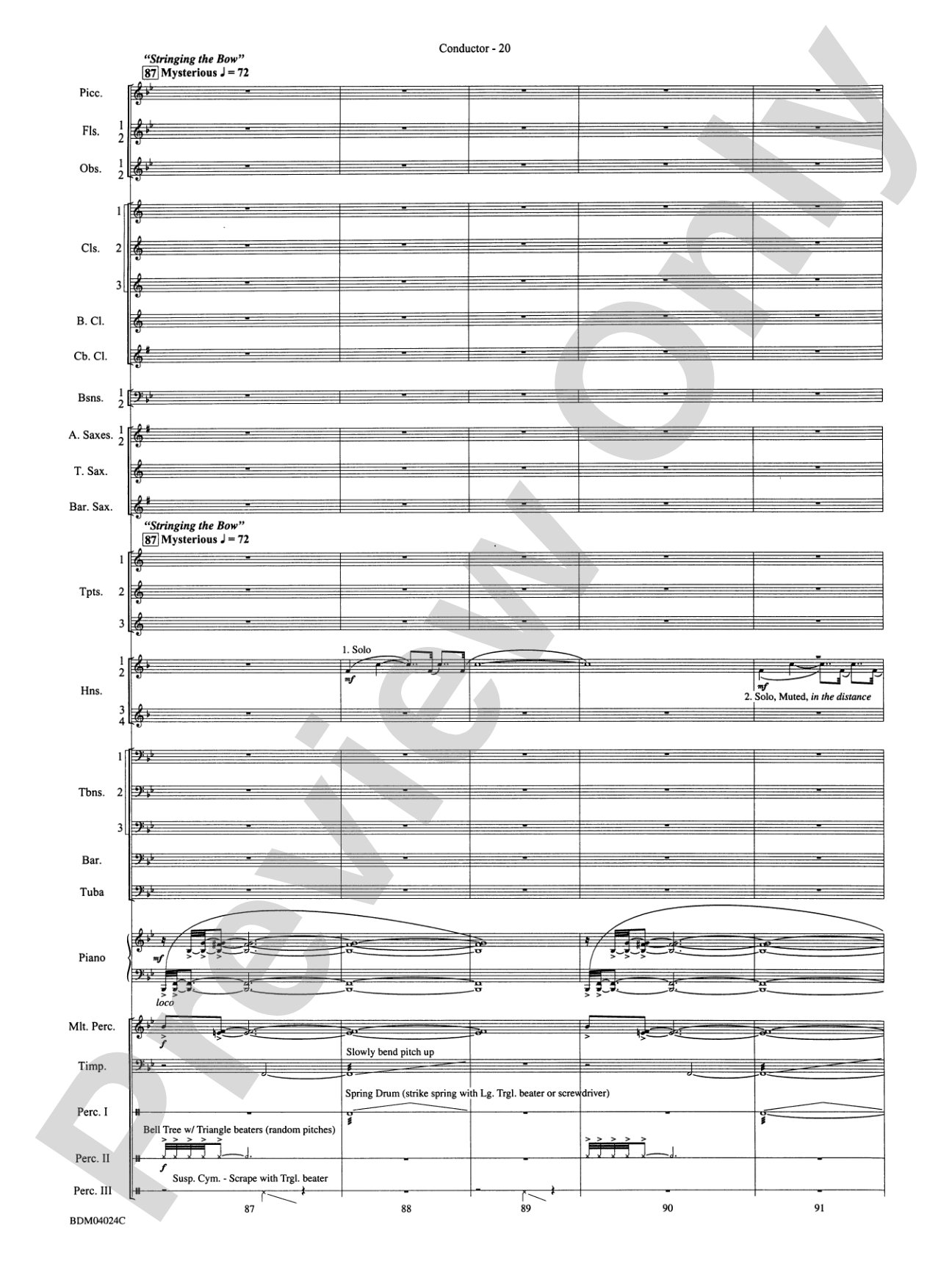 Ithaca (from The Odyssey (Symphony No. 2)): Concert Band Conductor Score & Parts