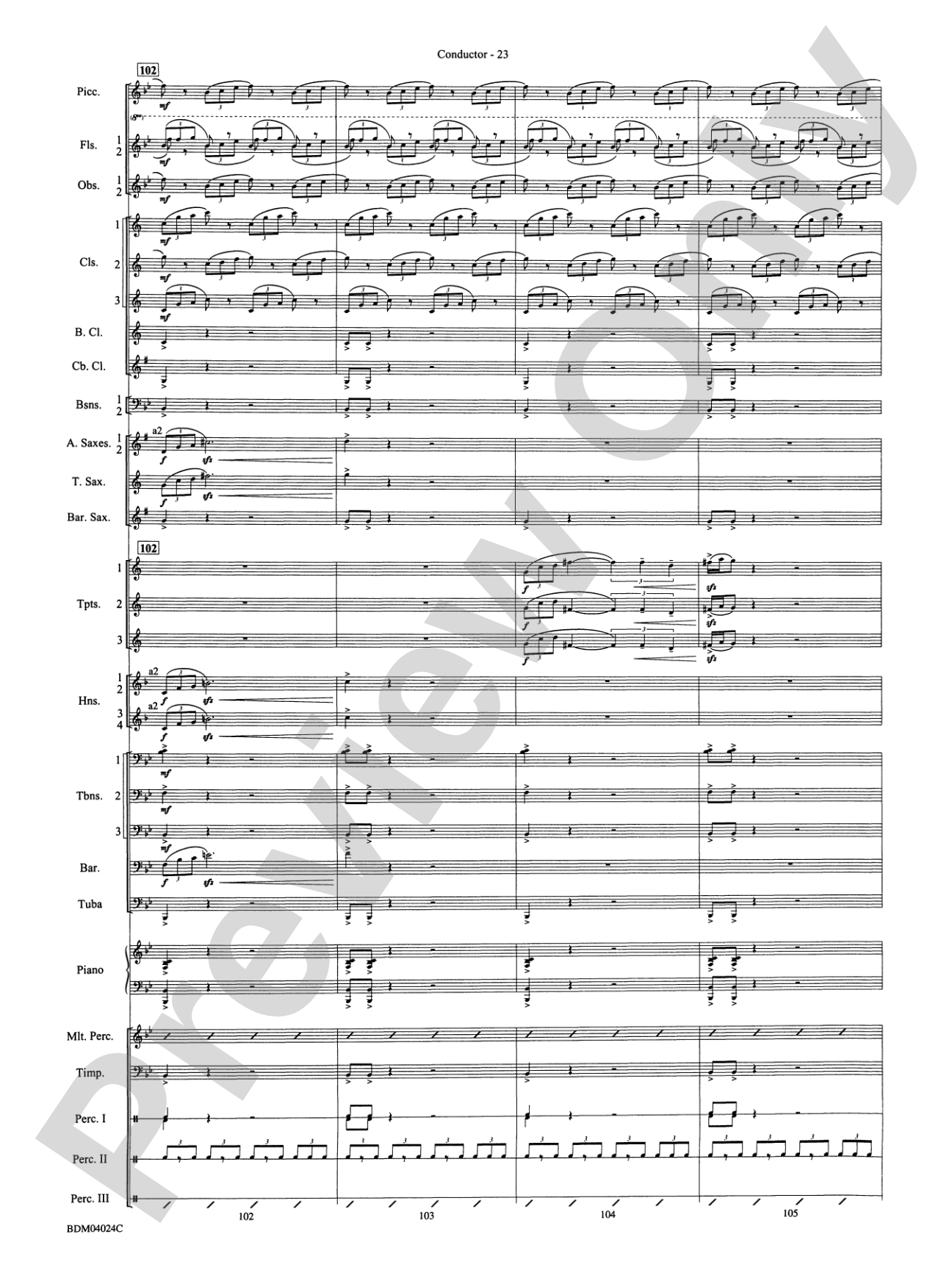 Ithaca (from The Odyssey (Symphony No. 2)): Concert Band Conductor Score & Parts