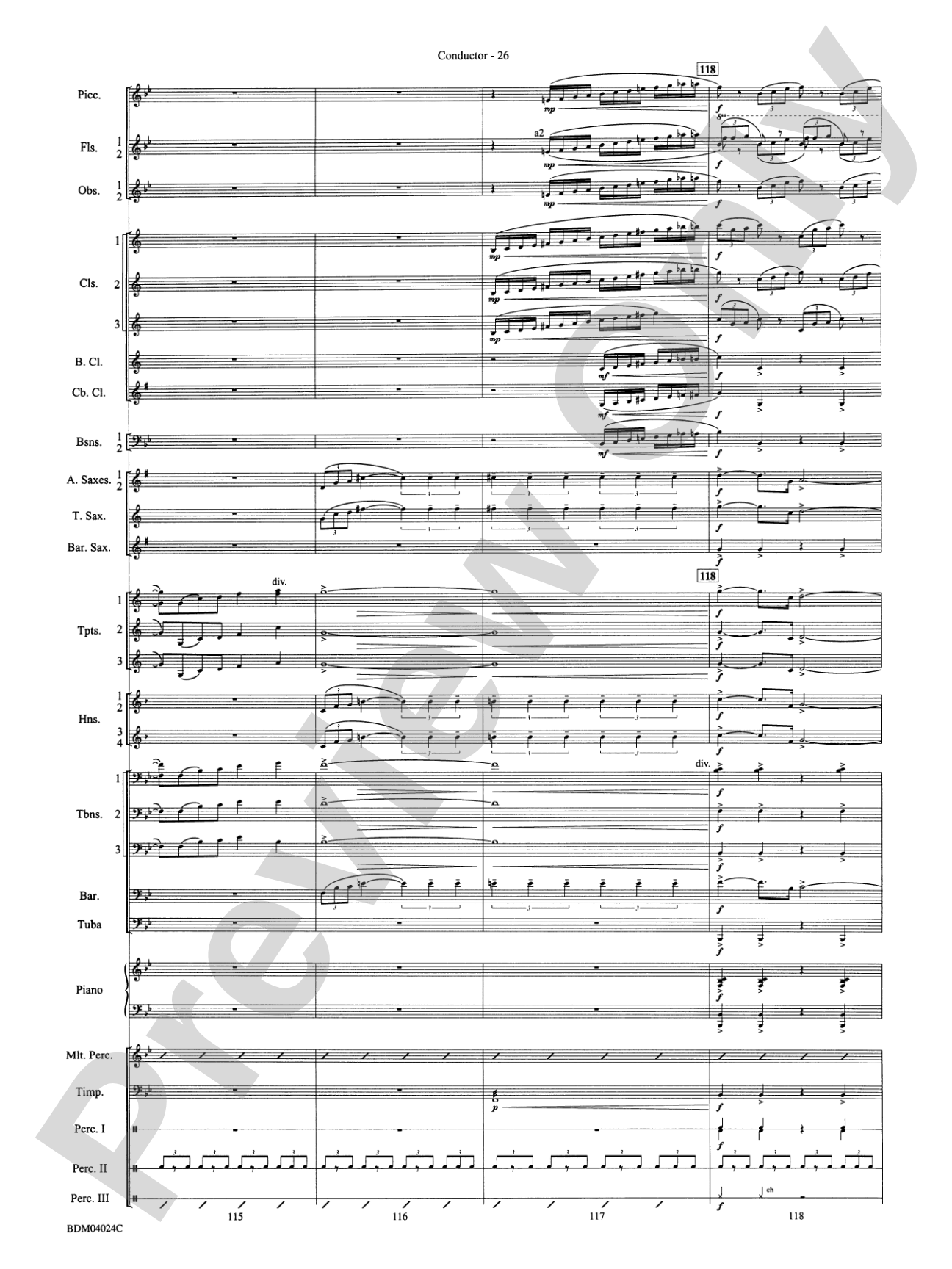 Ithaca (from The Odyssey (Symphony No. 2)): Concert Band Conductor Score & Parts