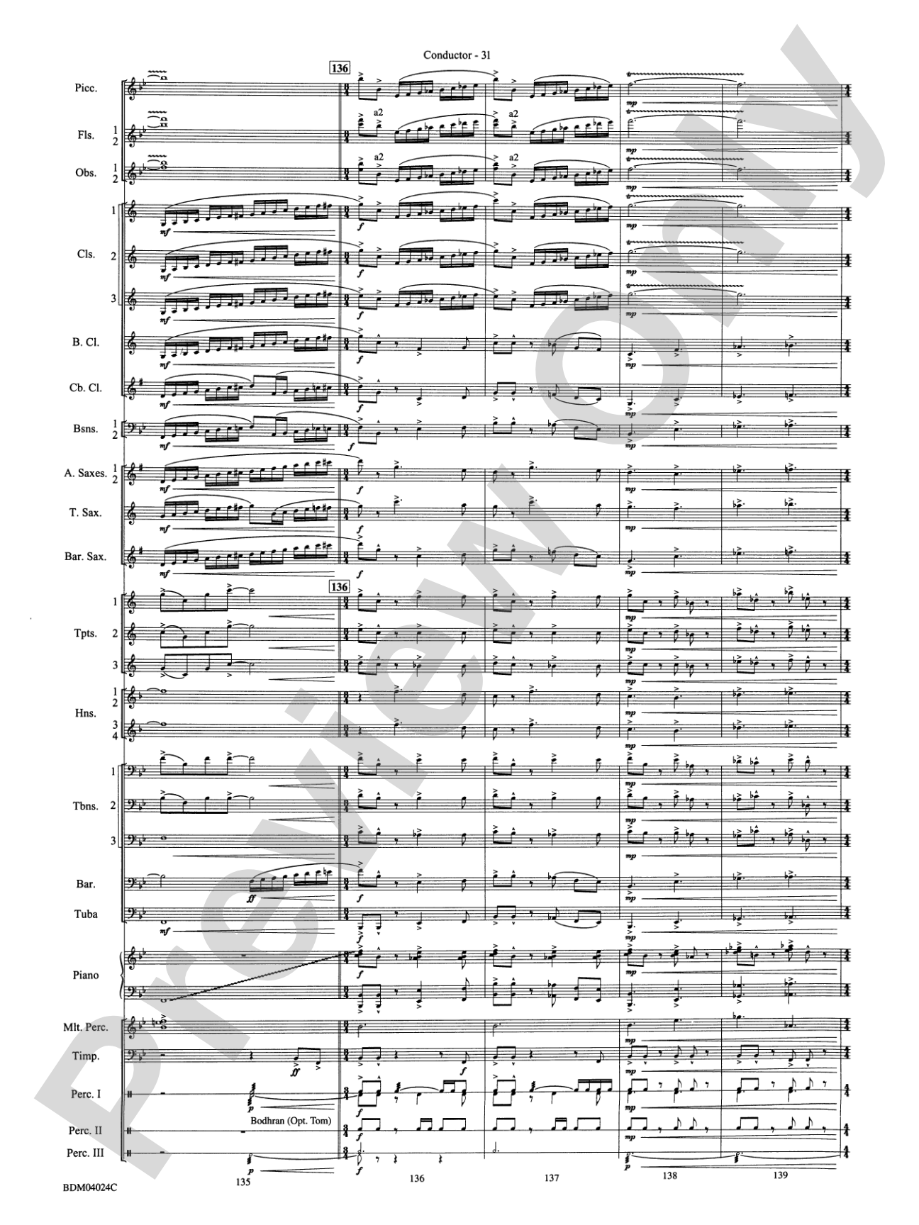 Ithaca (from The Odyssey (Symphony No. 2)): Concert Band Conductor Score & Parts