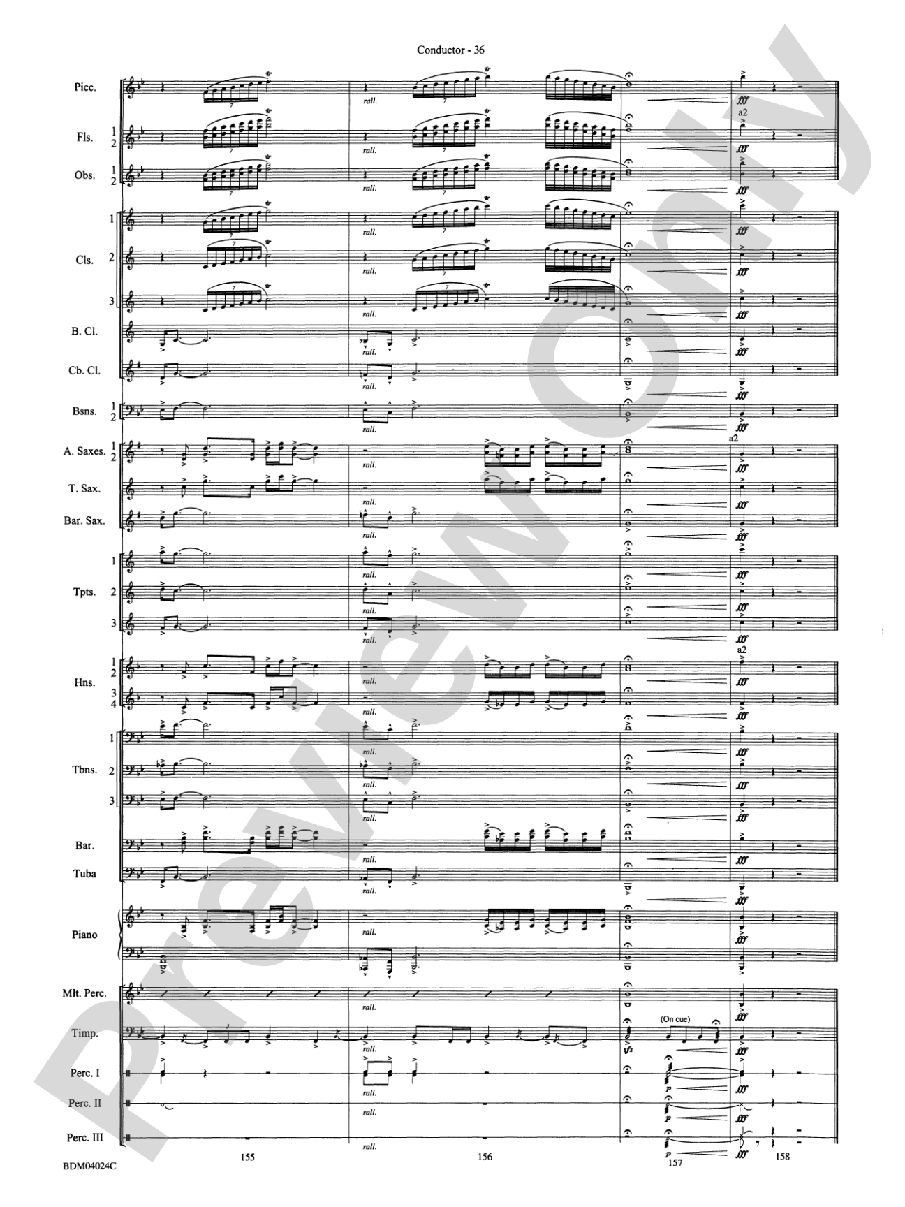 Ithaca (from The Odyssey (Symphony No. 2)): Concert Band Conductor Score & Parts
