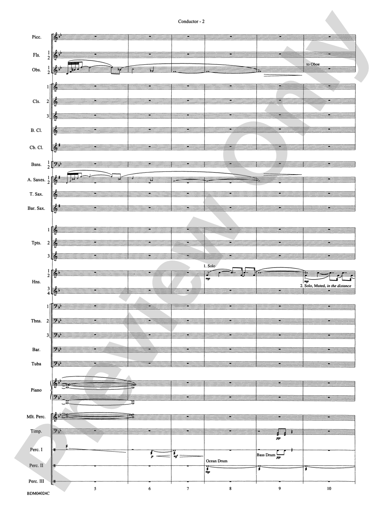 Ithaca (from The Odyssey (Symphony No. 2)): Concert Band Conductor Score & Parts