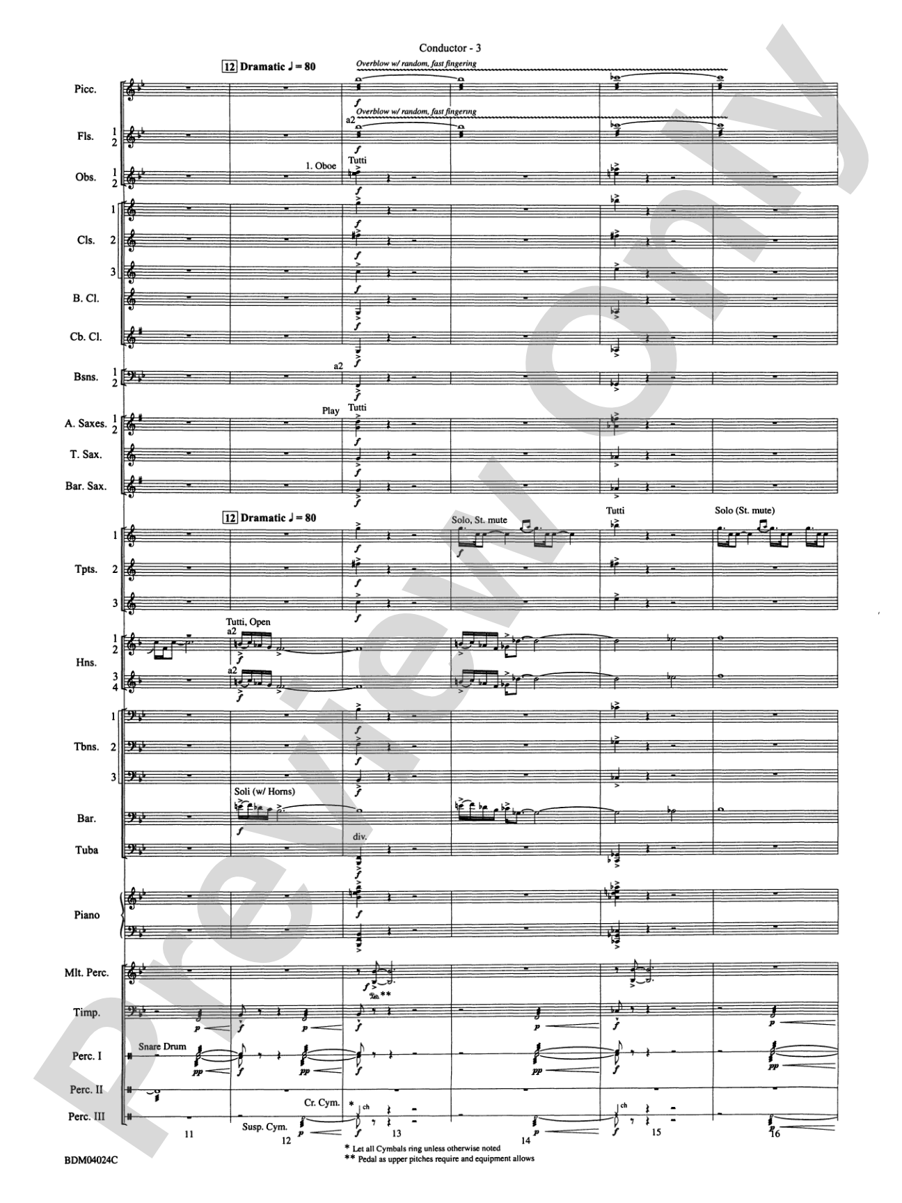 Ithaca (from The Odyssey (Symphony No. 2)): Concert Band Conductor Score & Parts