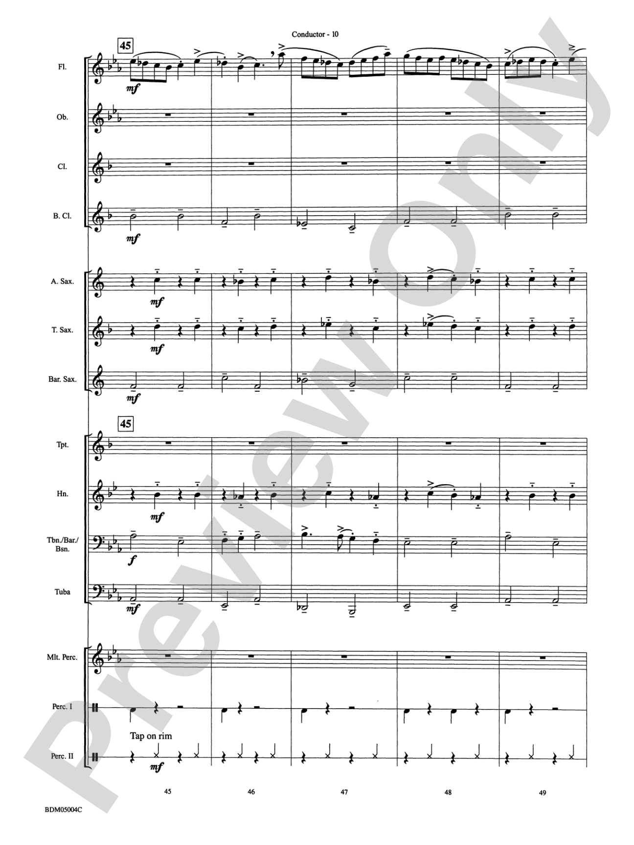 Russian Folk Dance: Concert Band Conductor Score & Parts