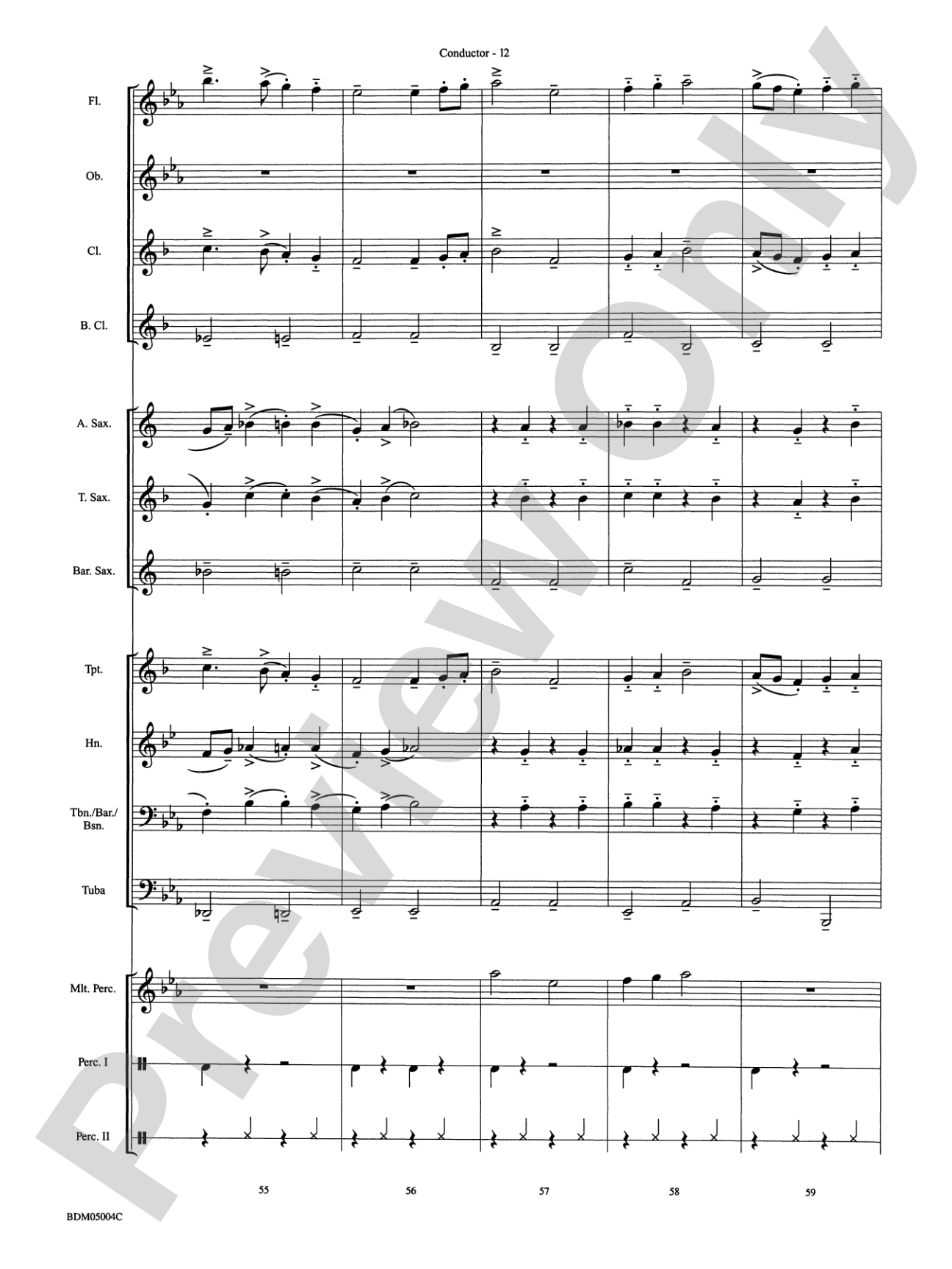 Russian Folk Dance: Concert Band Conductor Score & Parts