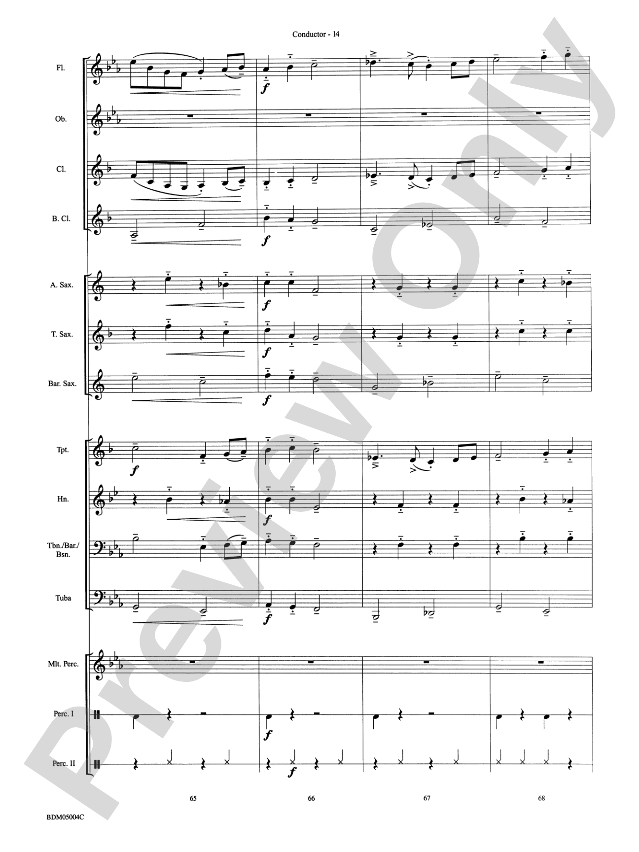 Russian Folk Dance: Concert Band Conductor Score & Parts