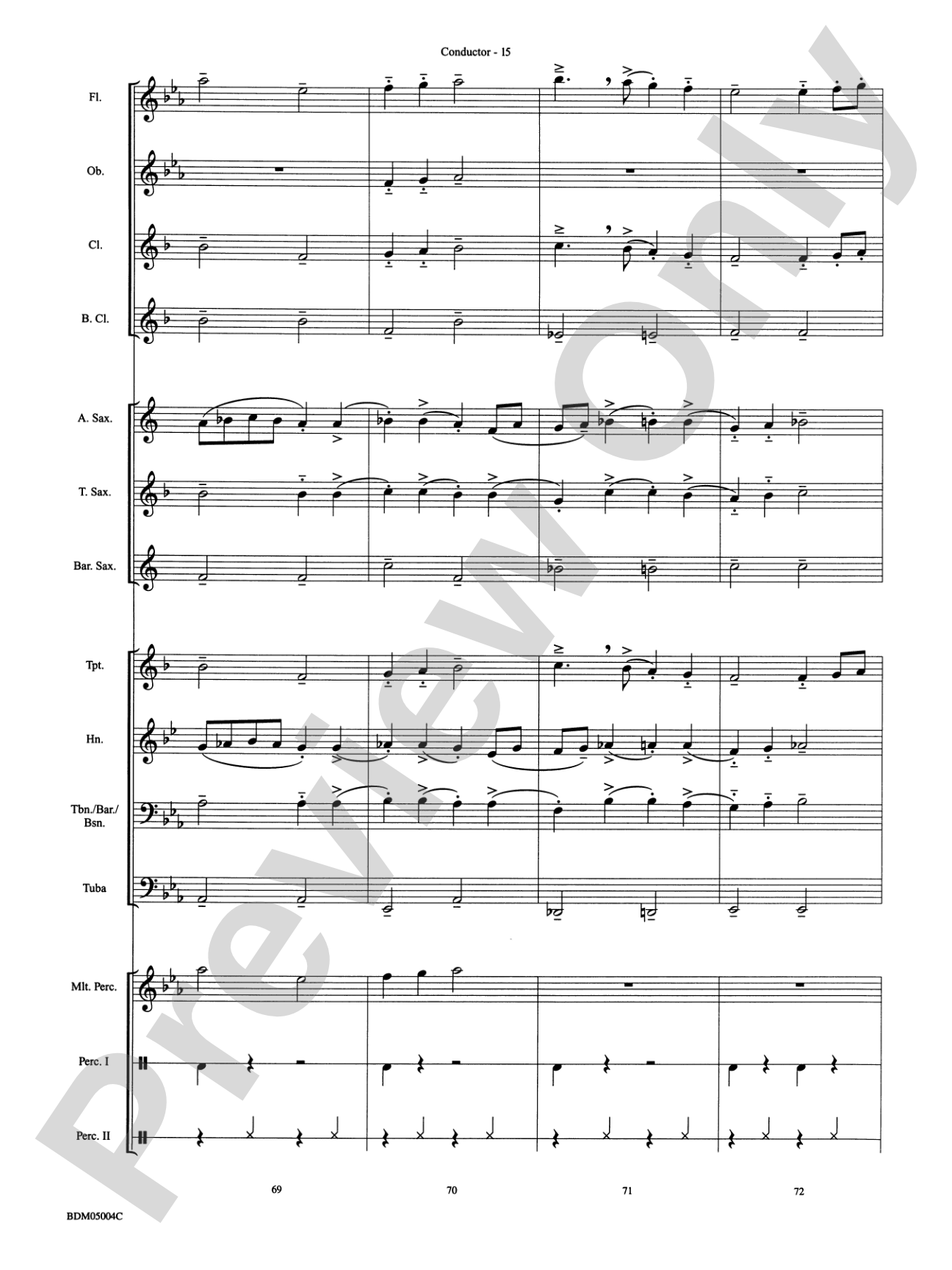 Russian Folk Dance: Concert Band Conductor Score & Parts