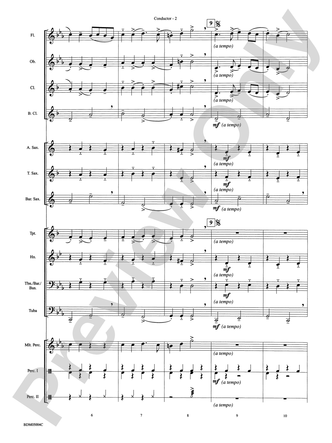 Russian Folk Dance: Concert Band Conductor Score & Parts