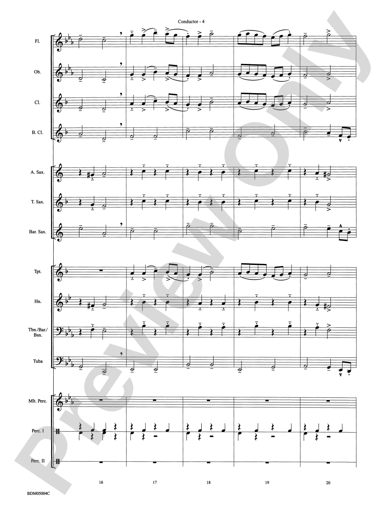 Russian Folk Dance: Concert Band Conductor Score & Parts