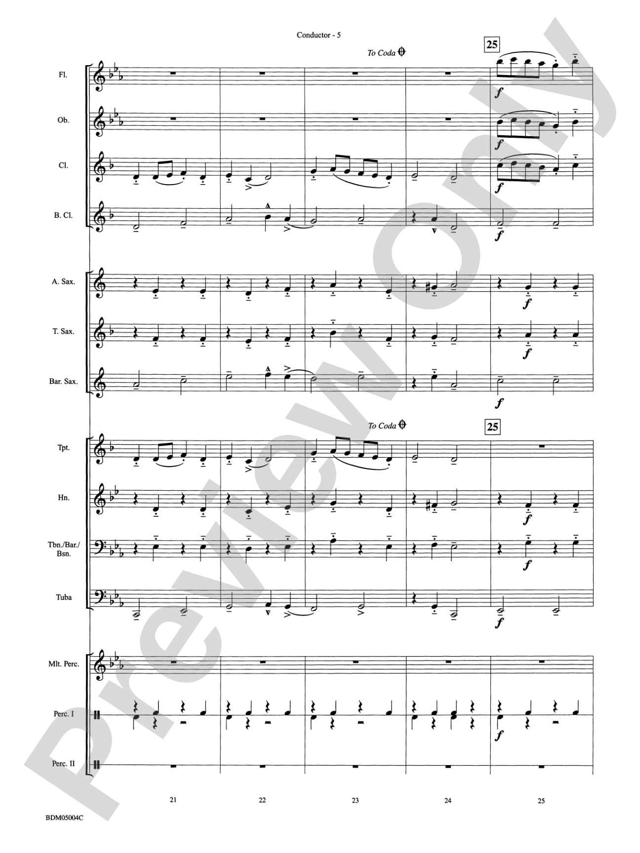 Russian Folk Dance: Concert Band Conductor Score & Parts