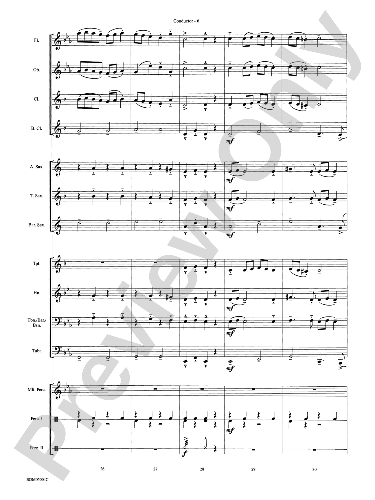 Russian Folk Dance: Concert Band Conductor Score & Parts
