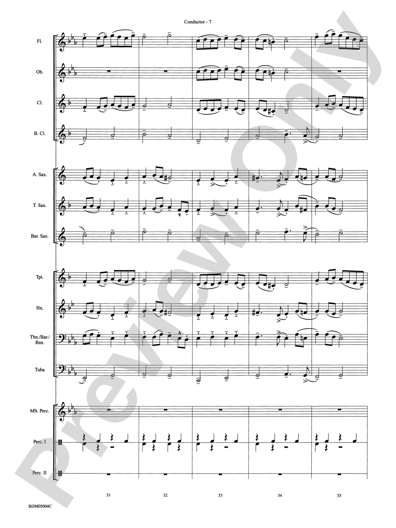 Russian Folk Dance: Concert Band Conductor Score & Parts