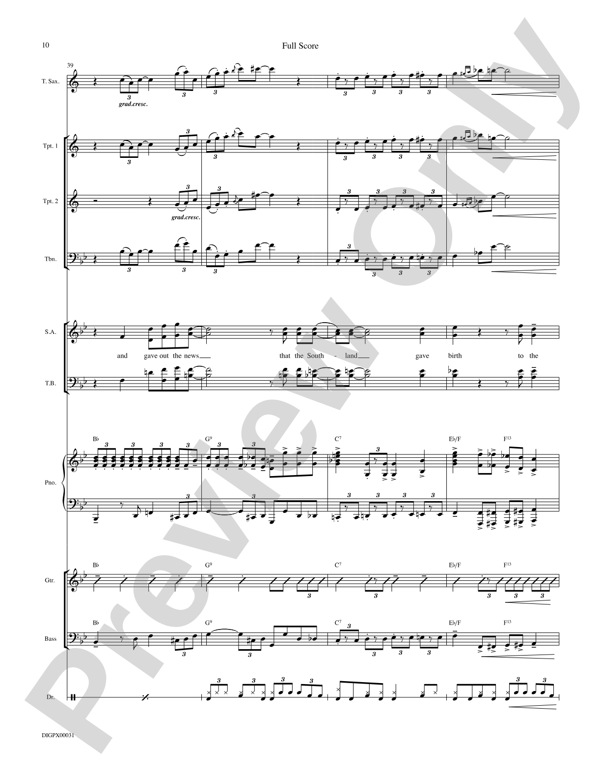 Blues Back to Back: Choral SoundPax