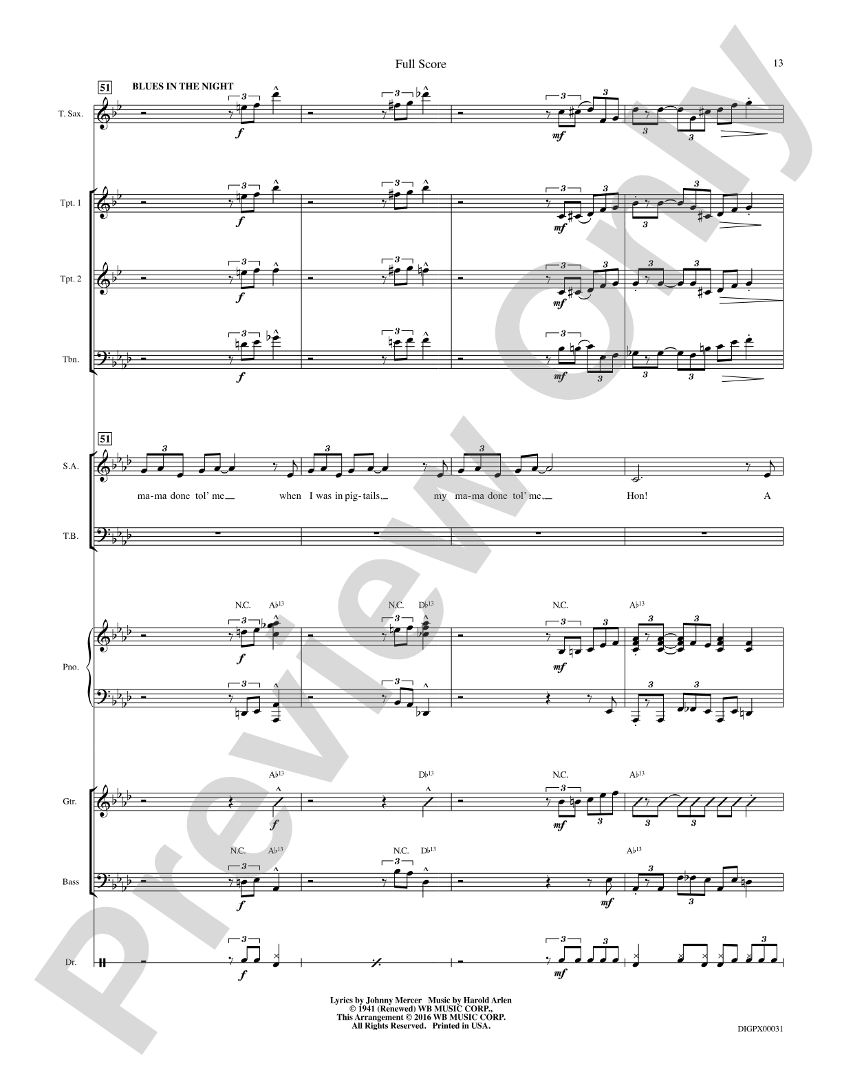 Blues Back to Back: Choral SoundPax