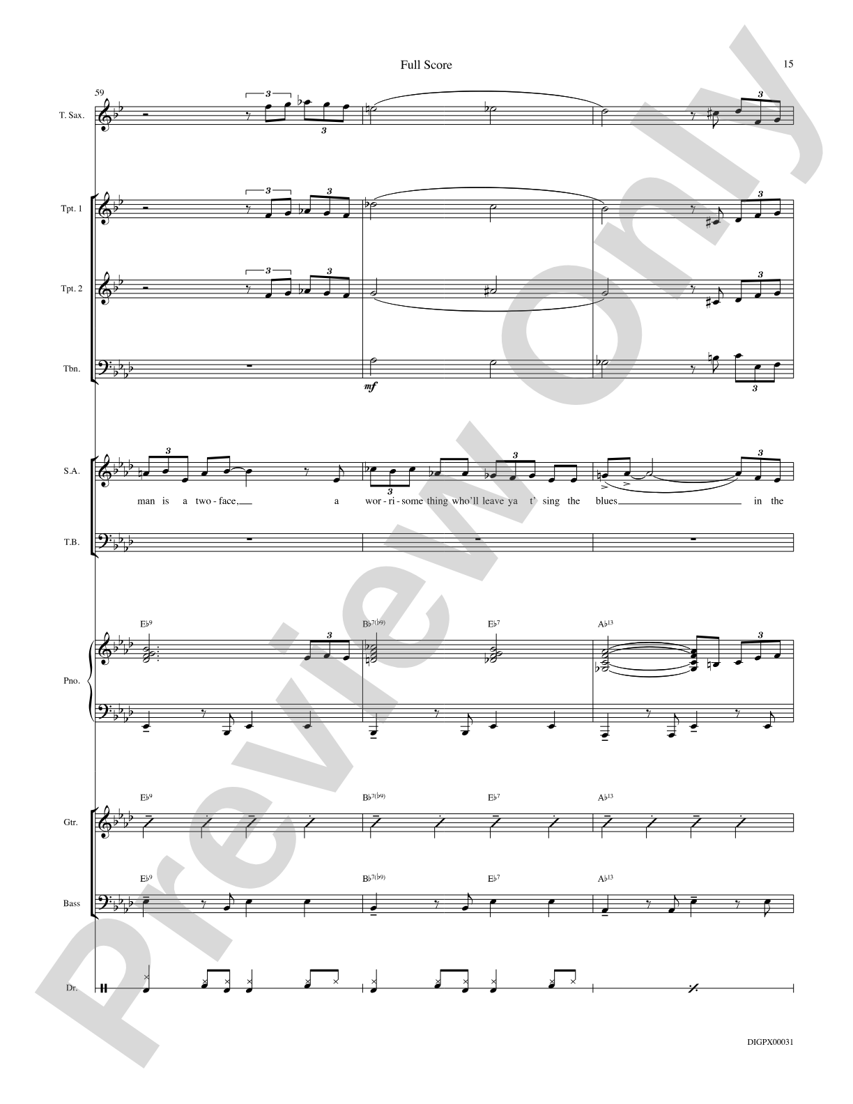 Blues Back to Back: Choral SoundPax
