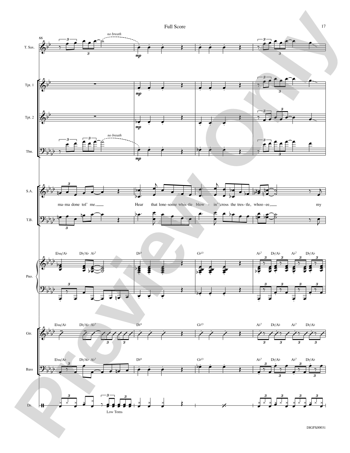 Blues Back to Back: Choral SoundPax