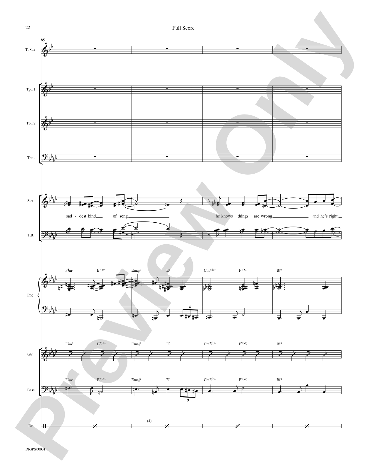 Blues Back to Back: Choral SoundPax