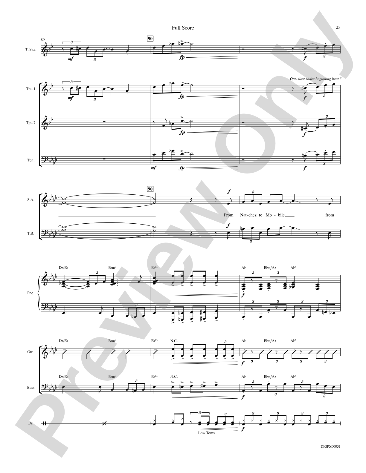 Blues Back to Back: Choral SoundPax
