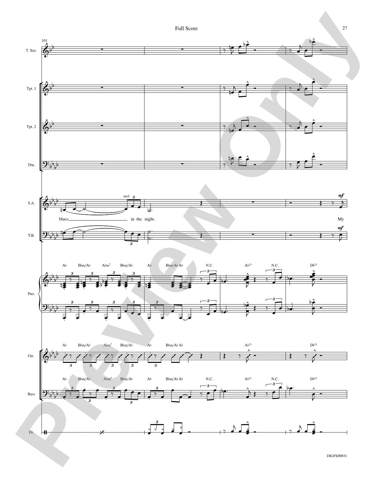 Blues Back to Back: Choral SoundPax