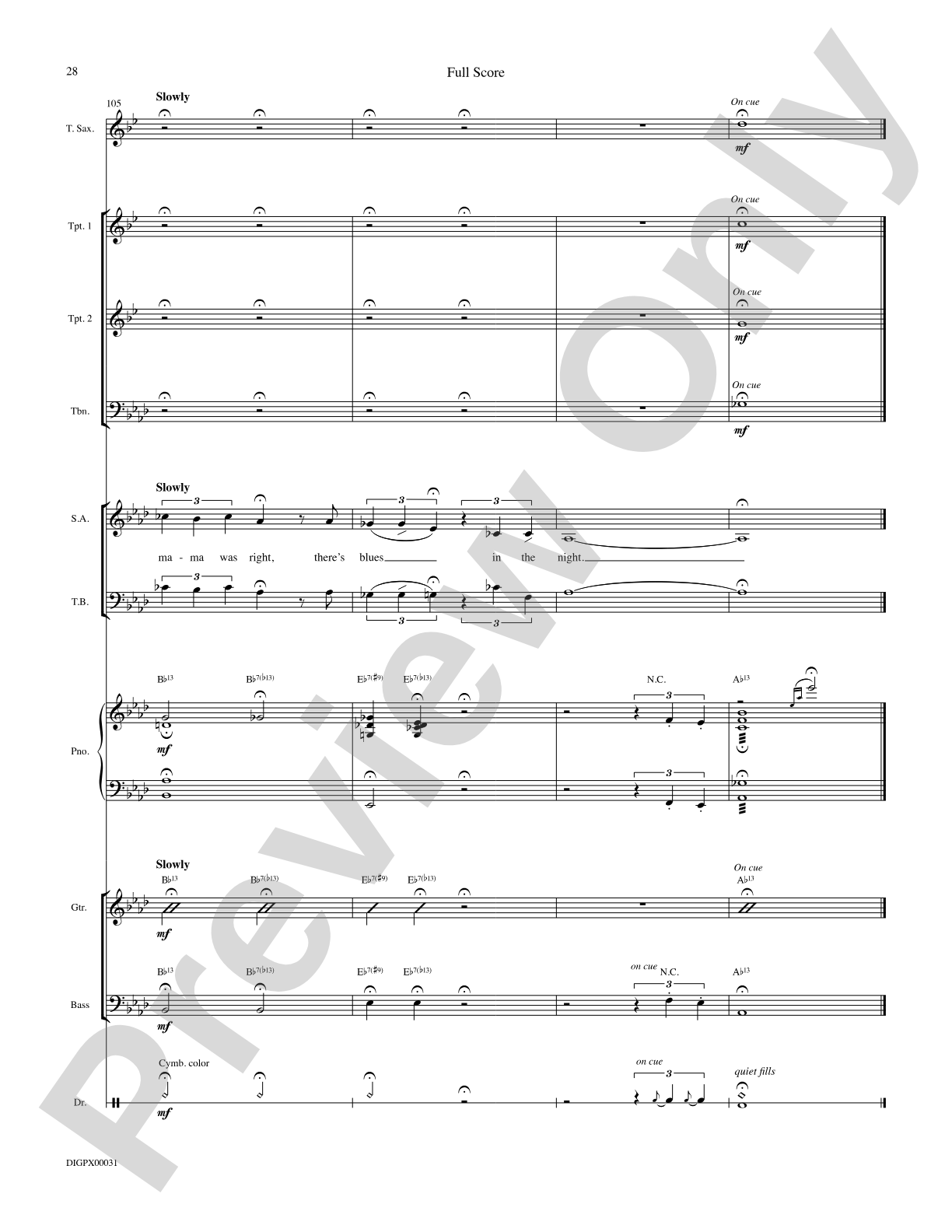 Blues Back to Back: Choral SoundPax