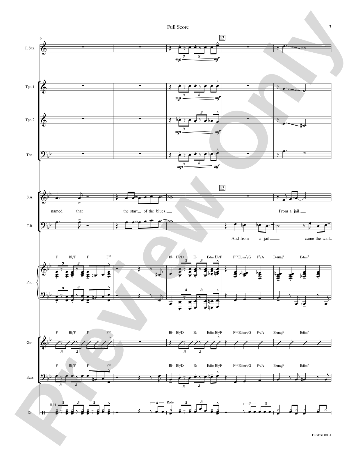 Blues Back to Back: Choral SoundPax