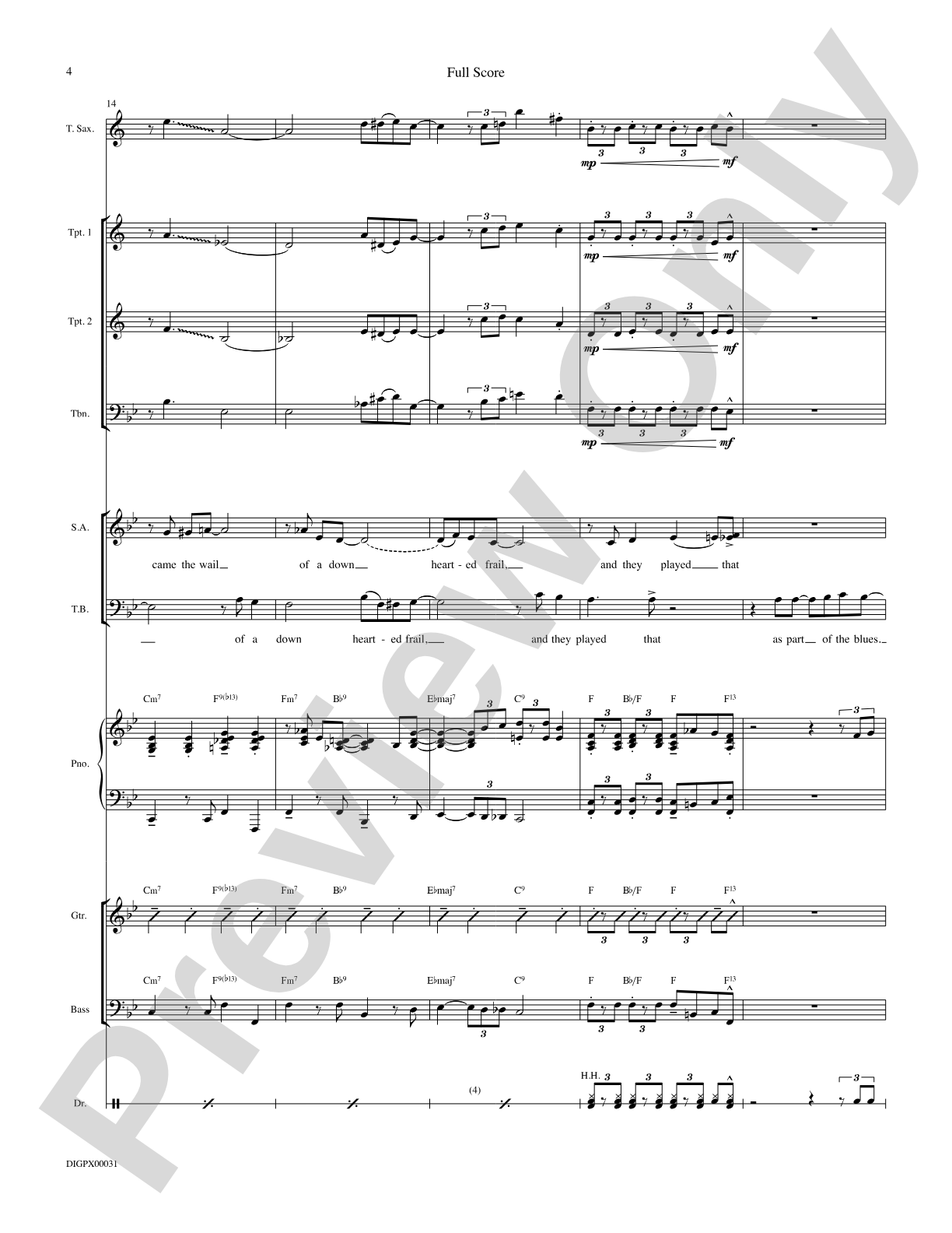 Blues Back to Back: Choral SoundPax