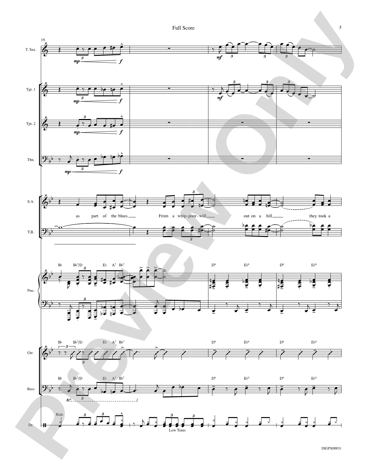 Blues Back to Back: Choral SoundPax
