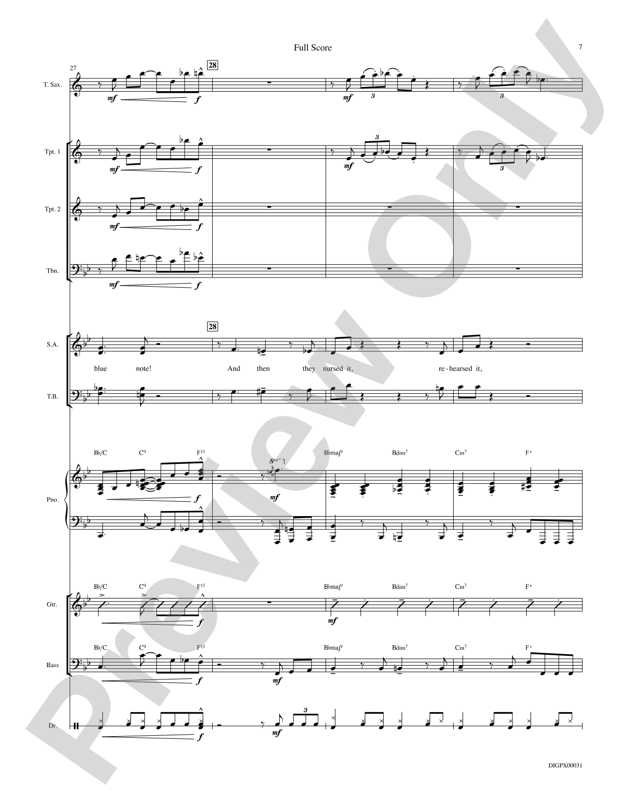 Blues Back to Back: Choral SoundPax