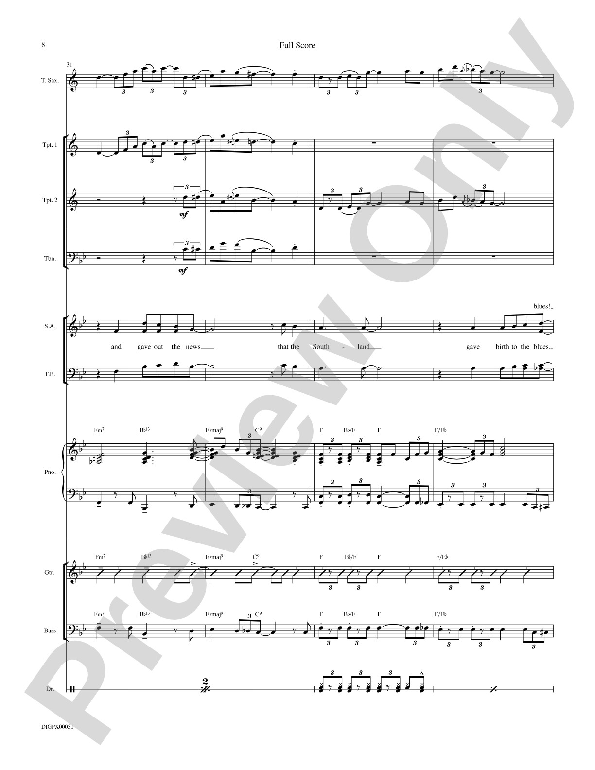 Blues Back to Back: Choral SoundPax