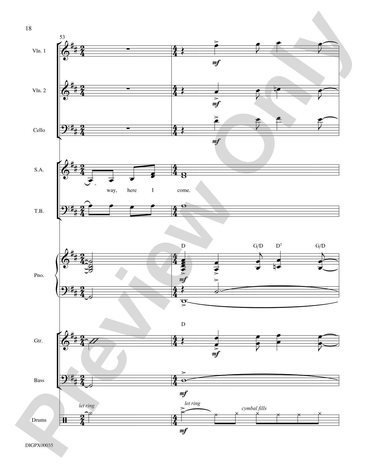 Broadway, Here I Come!: Choral SoundPax