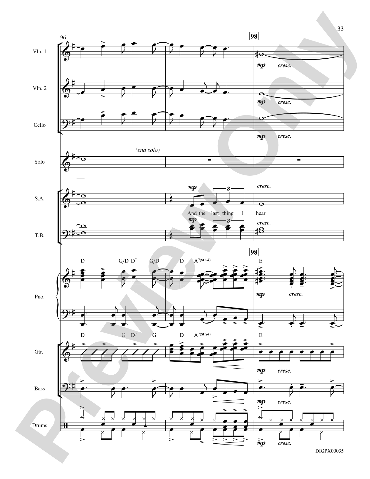 Broadway, Here I Come!: Choral SoundPax