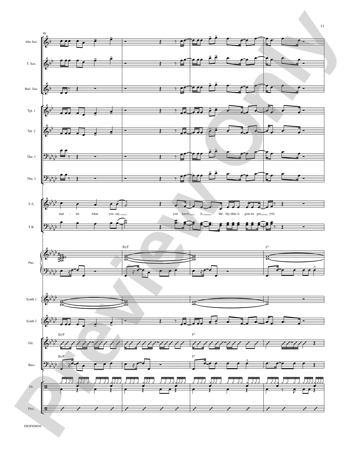 Rhythm Is Gonna Get You: Choral SoundPax